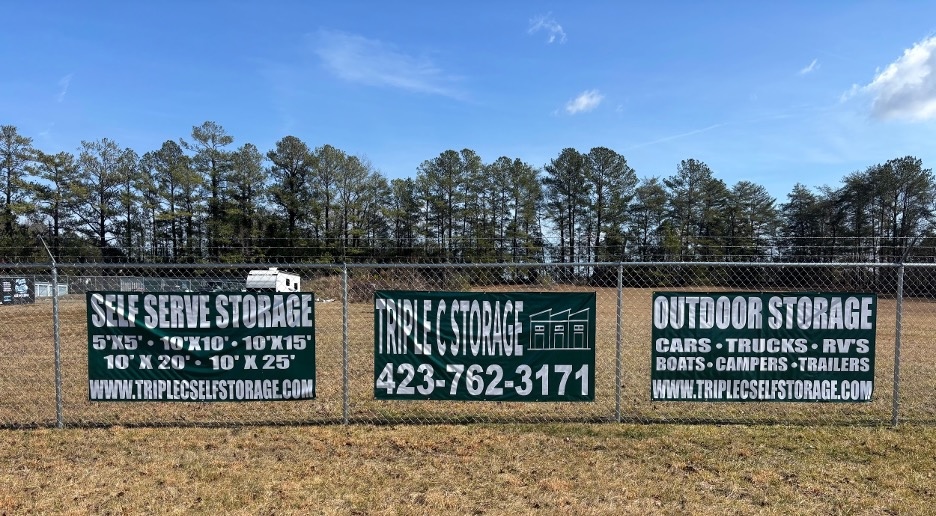 Triple C Storage signage